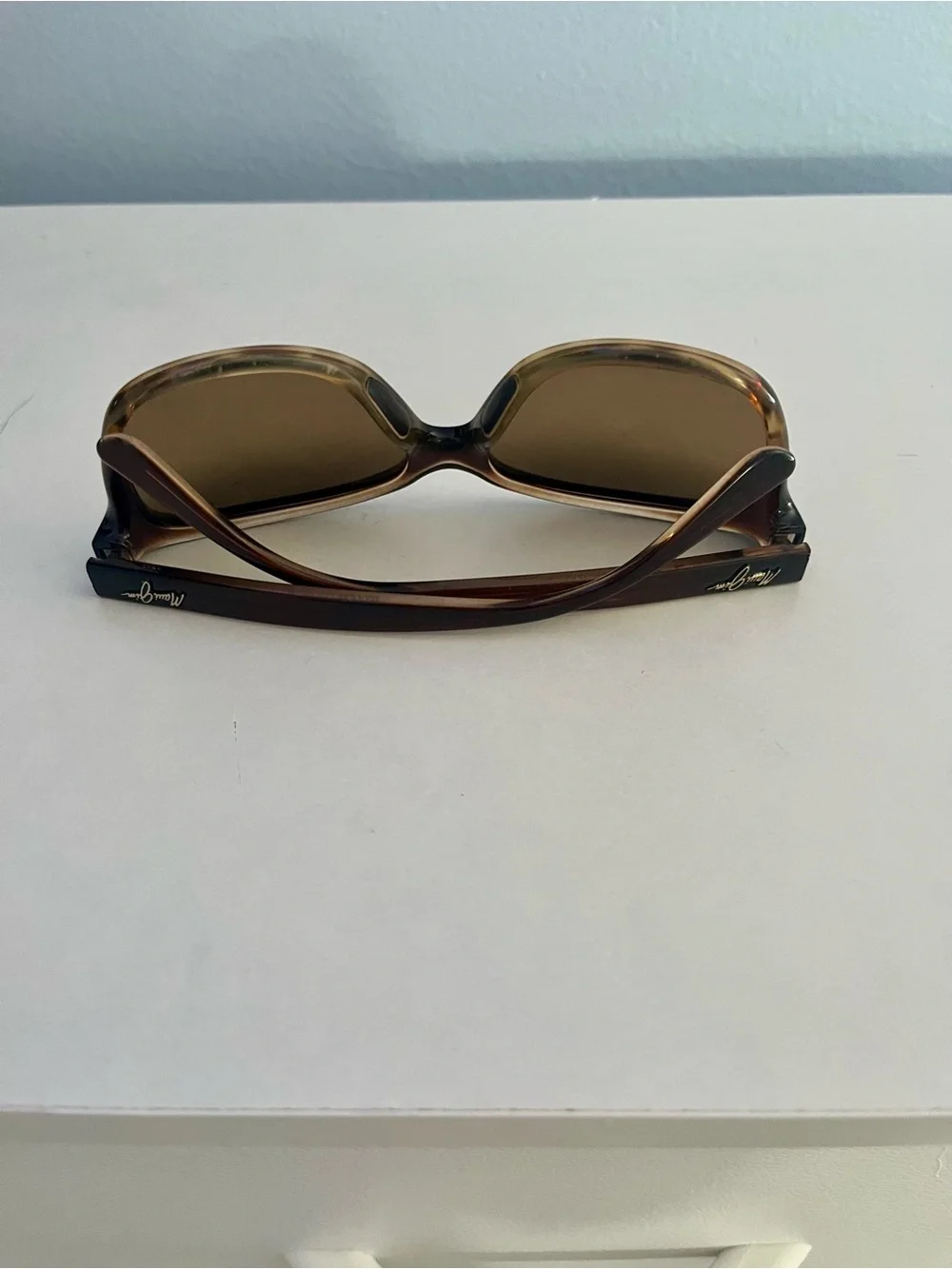 Maui Jim Starfish MJ 744-01T Sunglasses Polarized Translucent Chocolate Tortoise